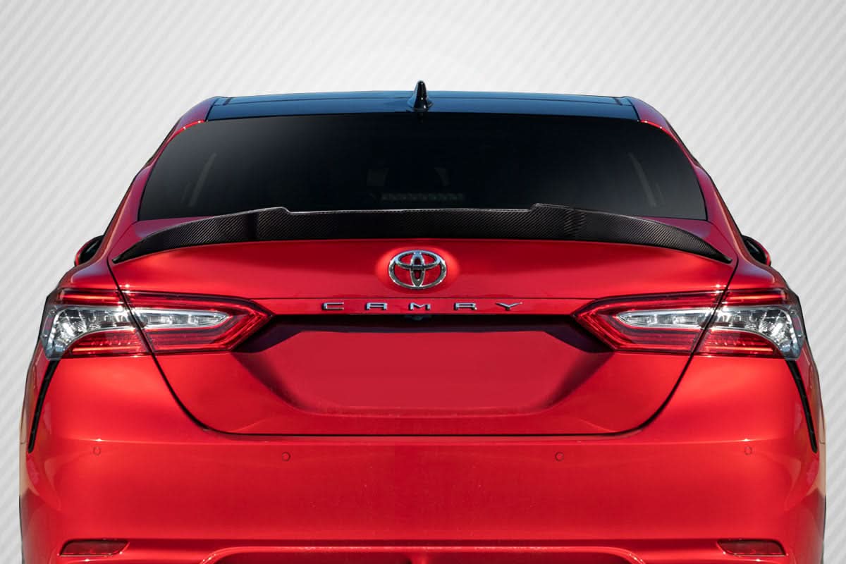 2018-2024 Toyota Camry Type V Style Rear Wing Spoiler - Carbon Fiber
