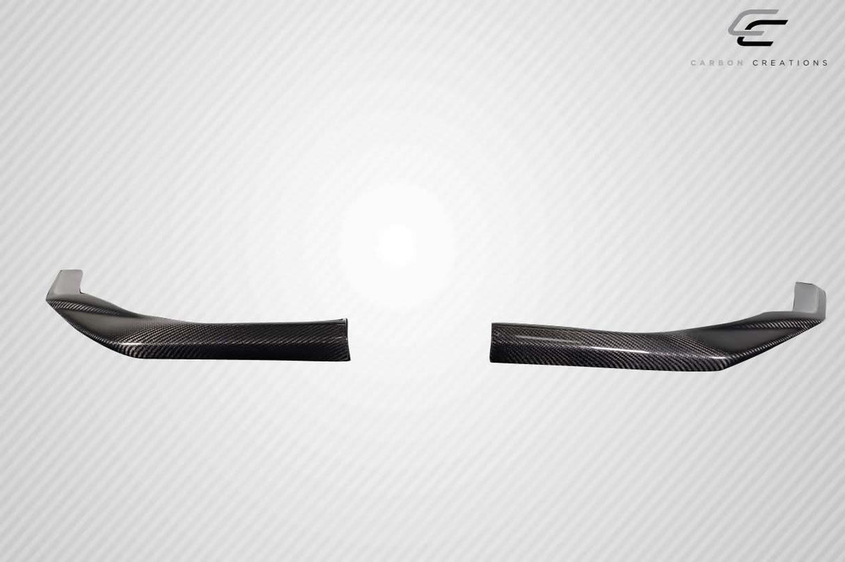 2014-2018 Lexus RC EBS Style Front Lip Splitters - Carbon Fiber