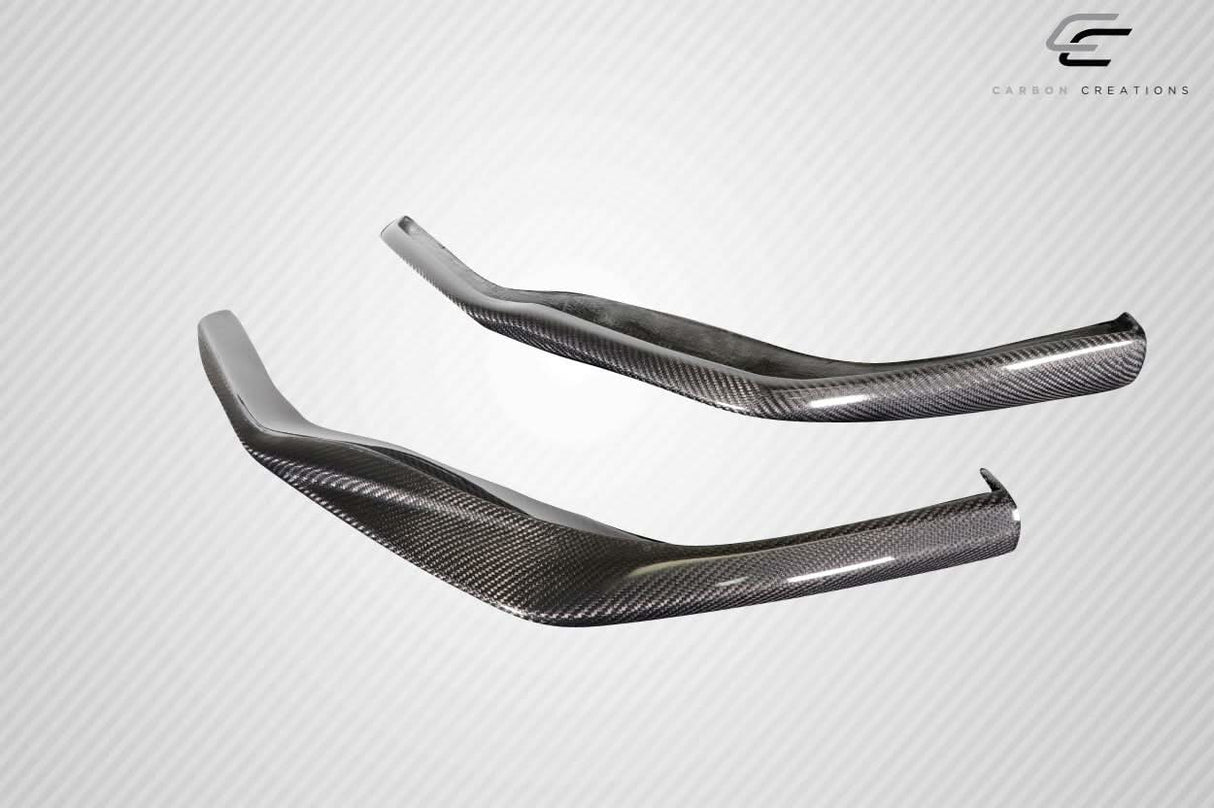 2014-2018 Lexus RC EBS Style Front Lip Splitters - Carbon Fiber