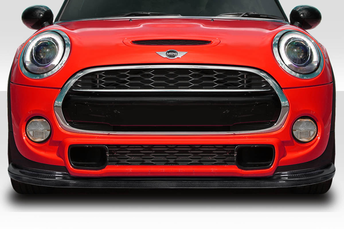 2014-2024 Mini Cooper S J Style Front Lip Under Spoiler - Carbon Fiber
