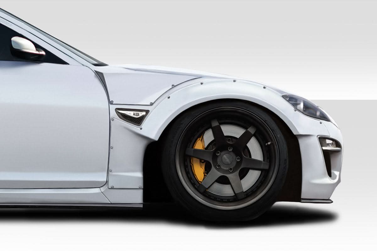 2009-2011 Mazda RX-8 RBS Style Front Fender Flares (+50mm) - FRP