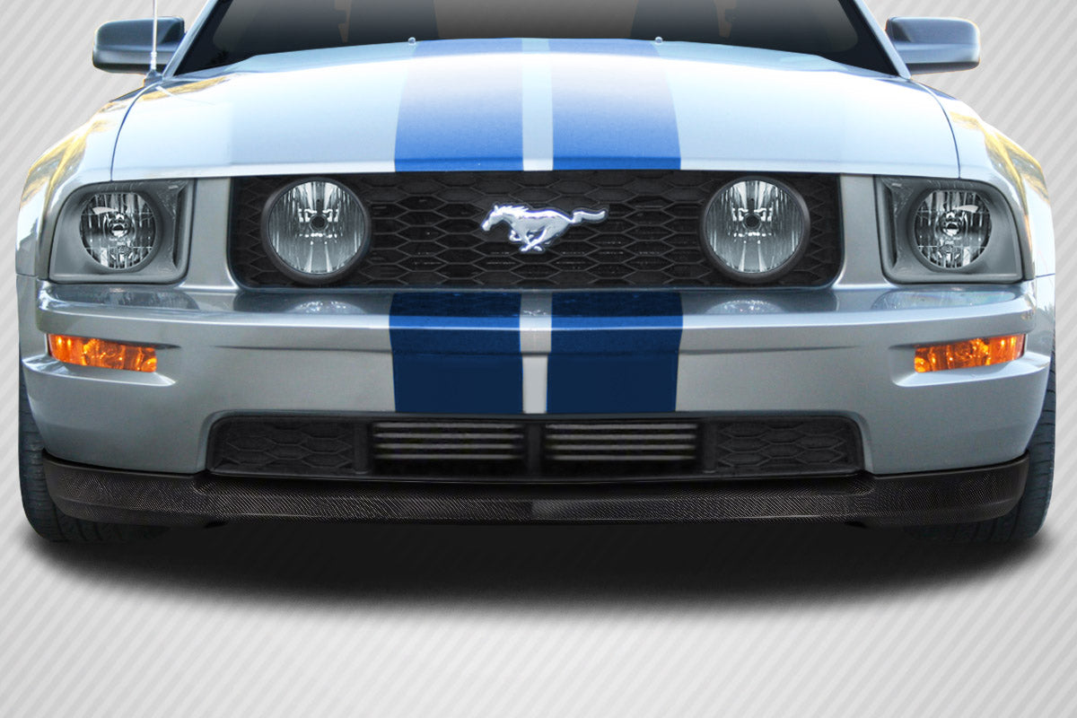 2005-2009 Ford Mustang MPX Style Front Lip Under Spoiler - Carbon Fiber