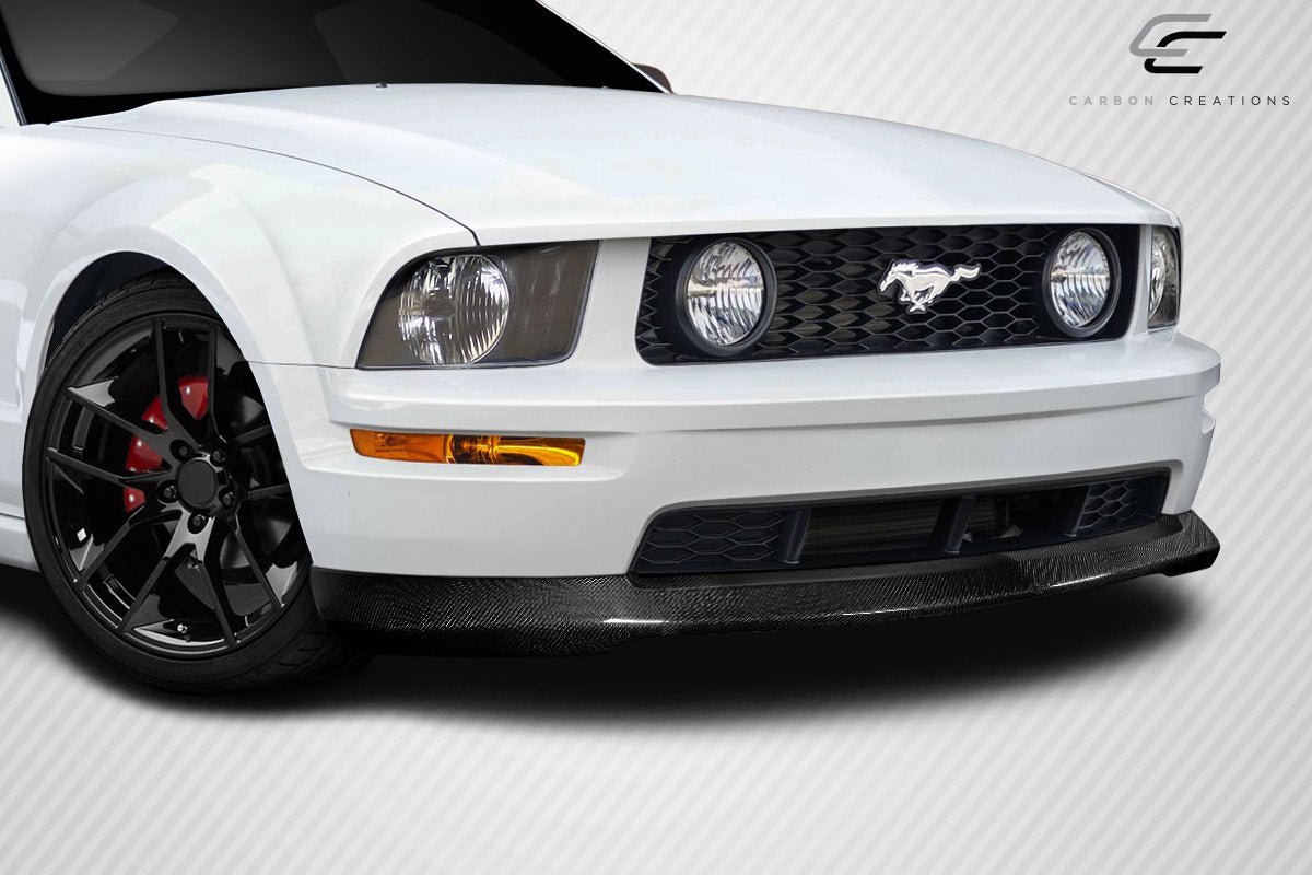 2005-2009 Ford Mustang MPX Style Front Lip Under Spoiler - Carbon Fiber