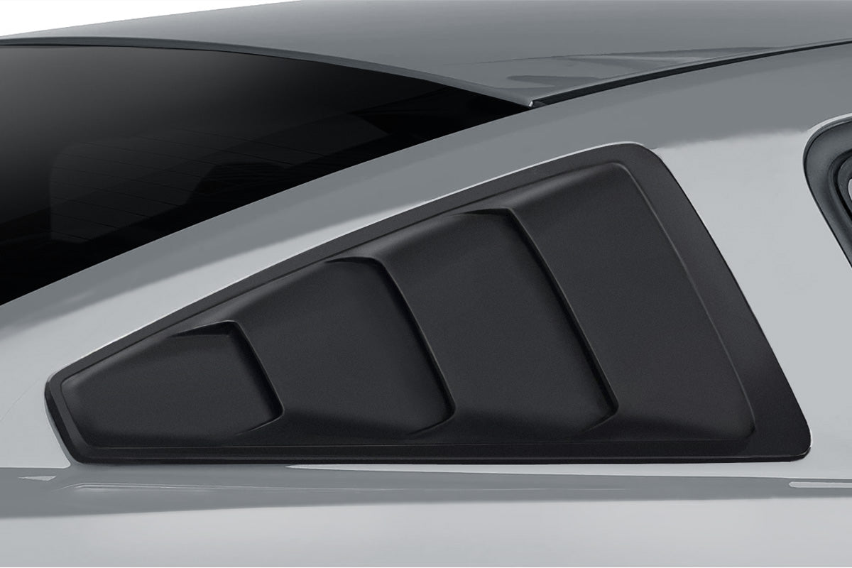 2015-2023 Ford Mustang MPX Style Rear Window Scoops - FRP