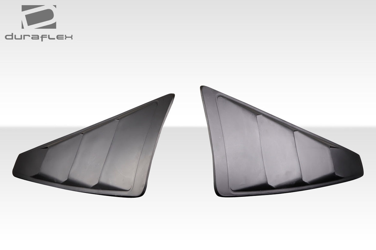 2015-2023 Ford Mustang MPX Style Rear Window Scoops - FRP