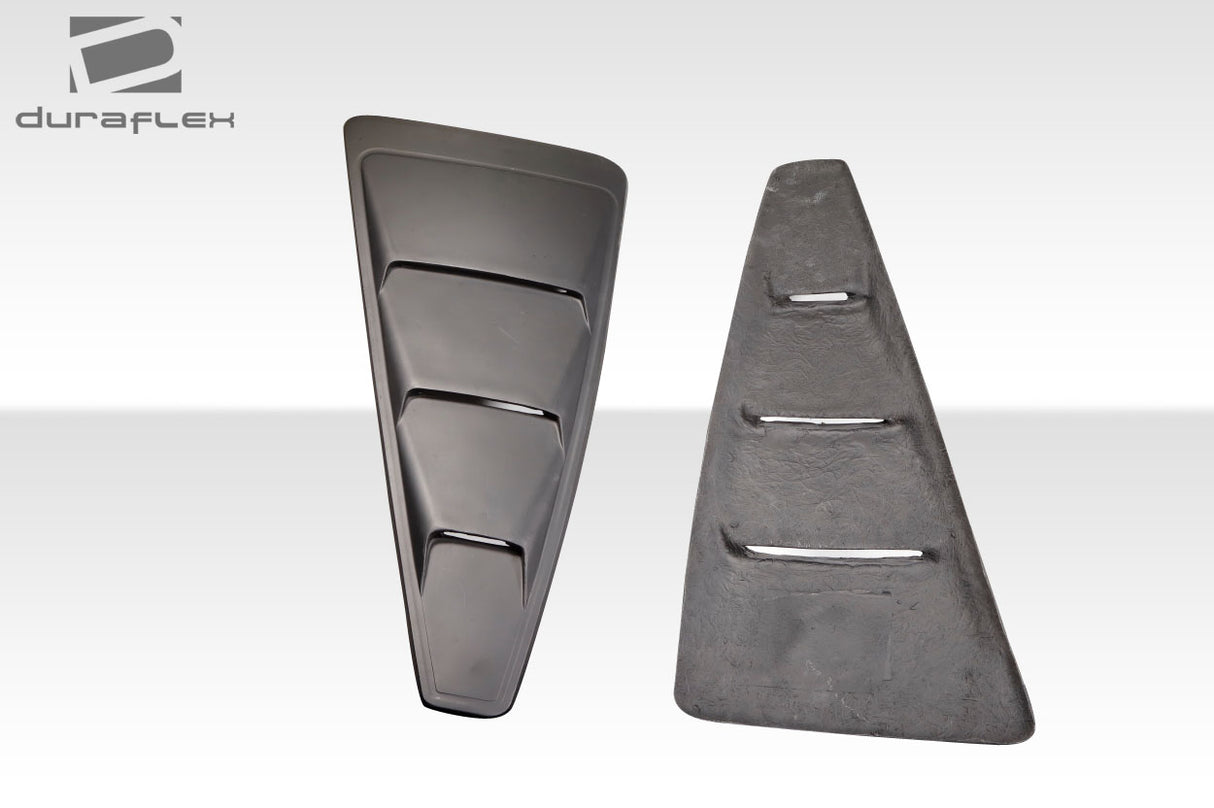 2015-2023 Ford Mustang MPX Style Rear Window Scoops - FRP