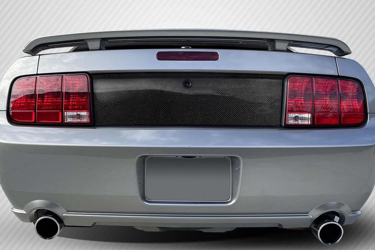 2005-2009 Ford Mustang Retro Look Trunk Trim Panel - Carbon Fiber