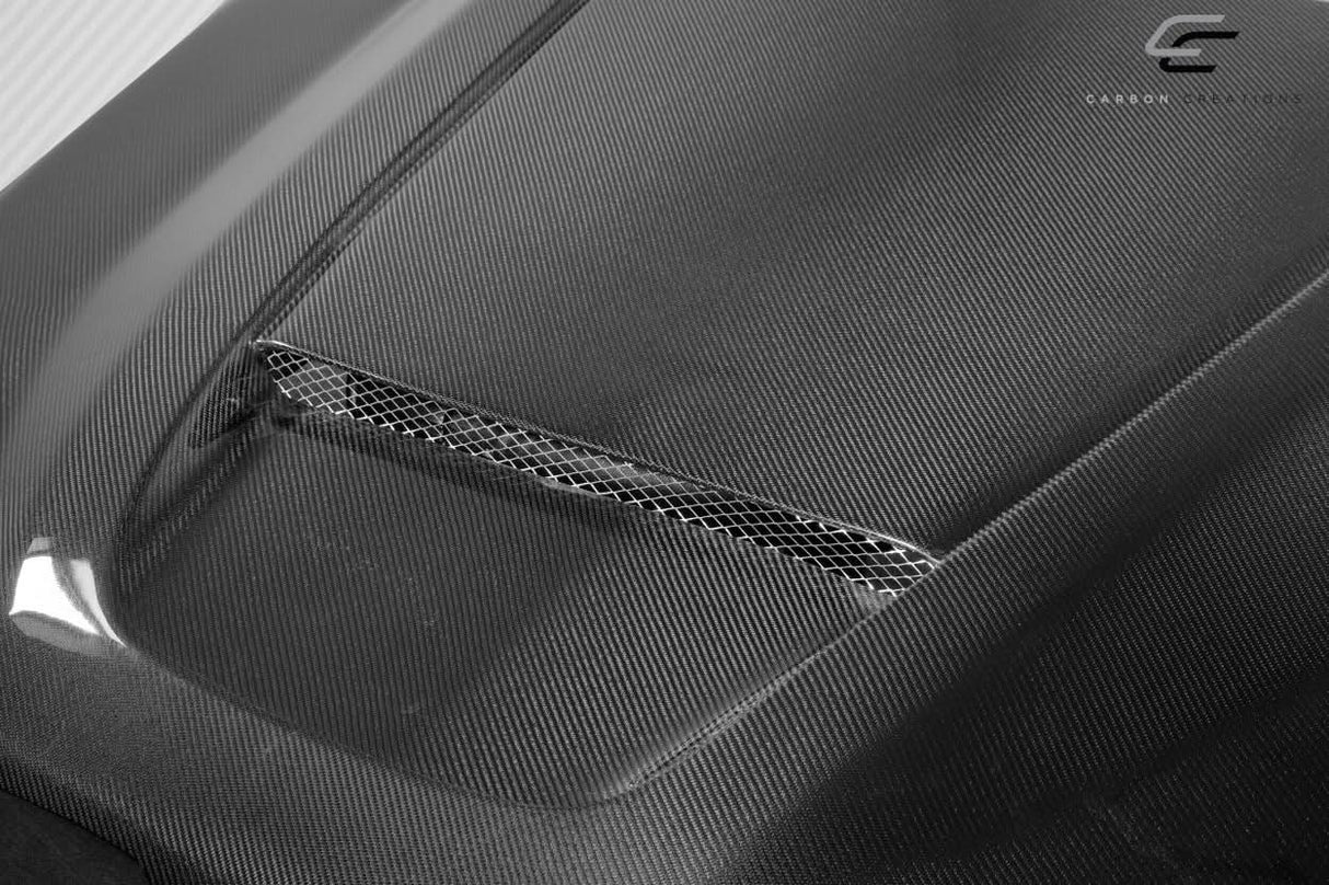 2019-2025 Dodge Ram 1500 SRT Style Ram Air Hood - Carbon Fiber