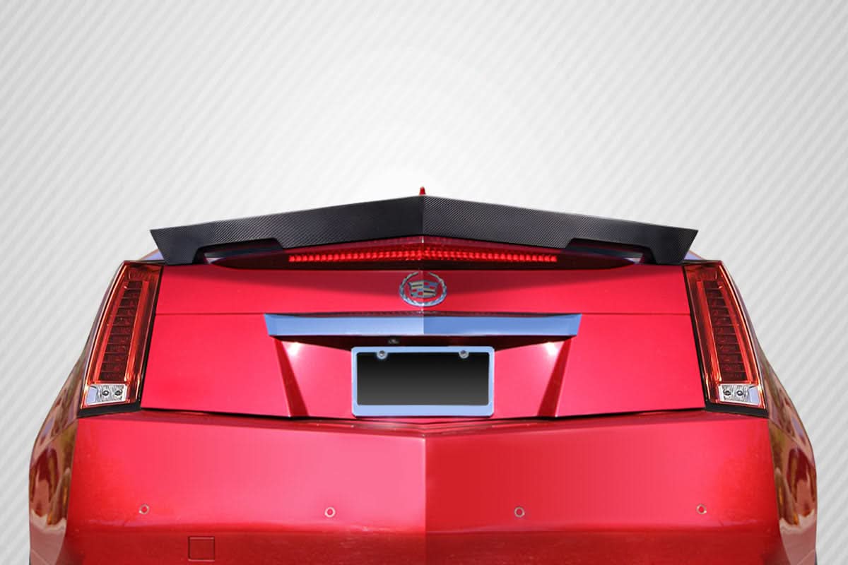 2011-2014 Cadillac CTS PCR Style Rear Wing Spoiler - Carbon Fiber