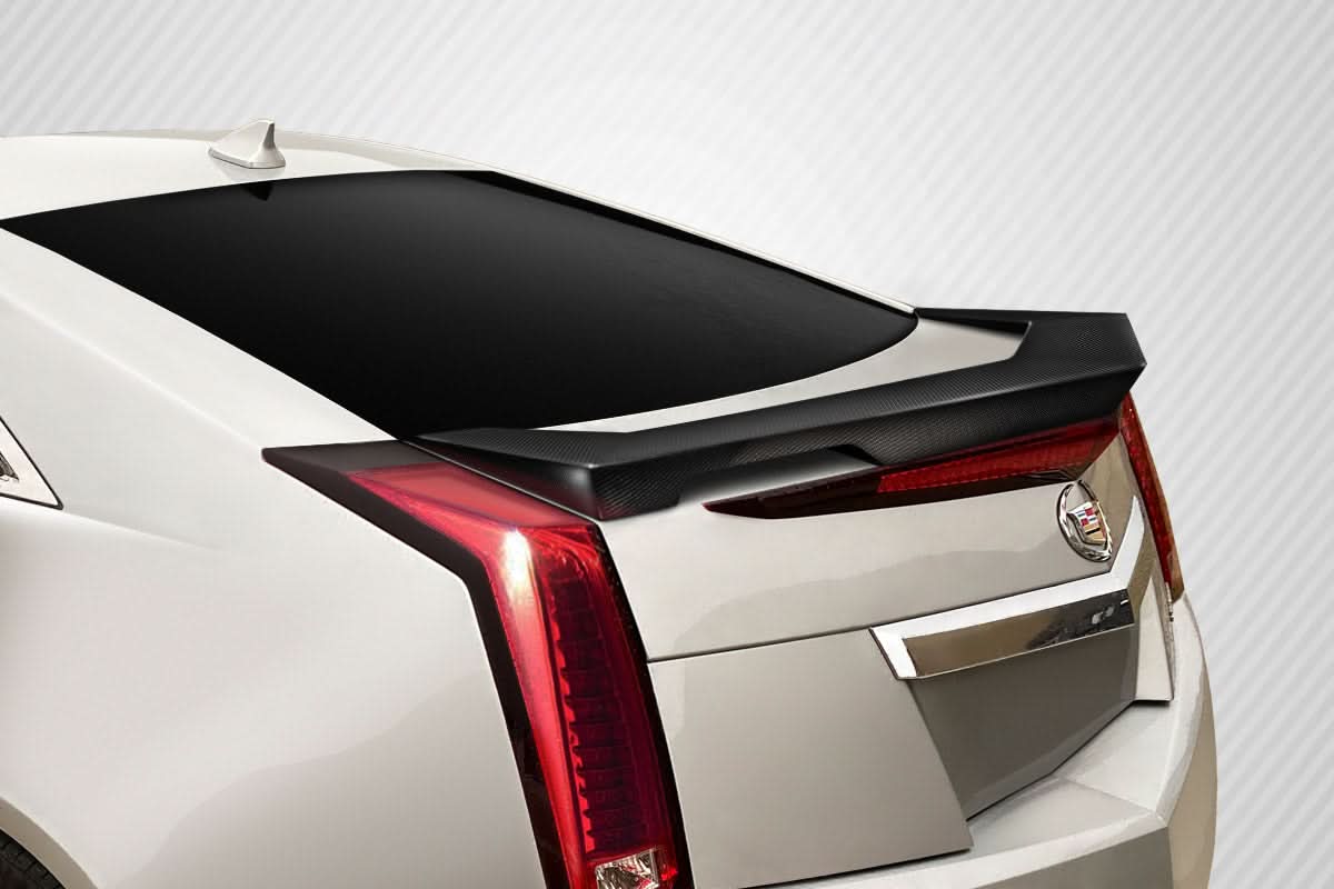 2011-2014 Cadillac CTS PCR Style Rear Wing Spoiler - Carbon Fiber