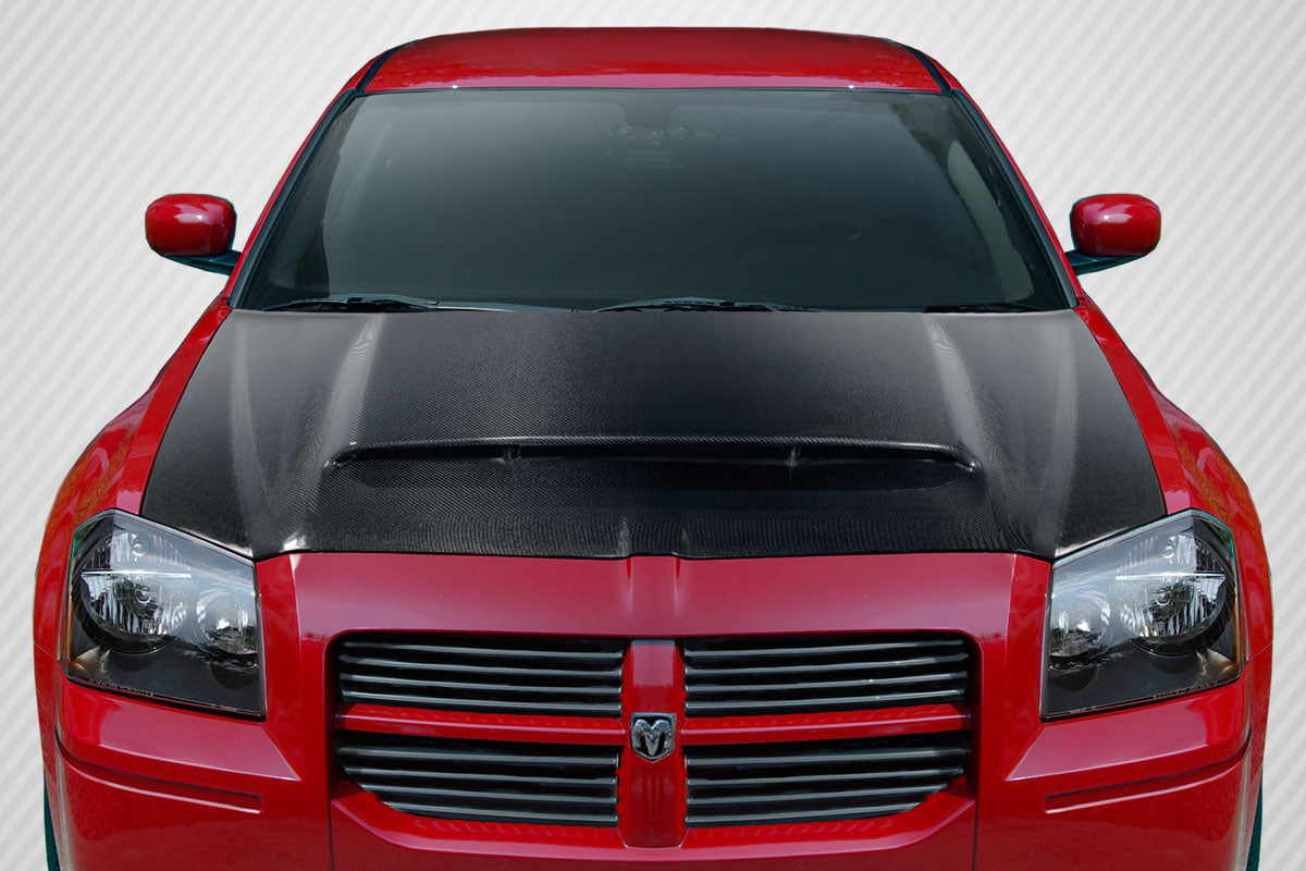 2005-2007 Dodge Magnum Demon Look Hood - Carbon Fiber