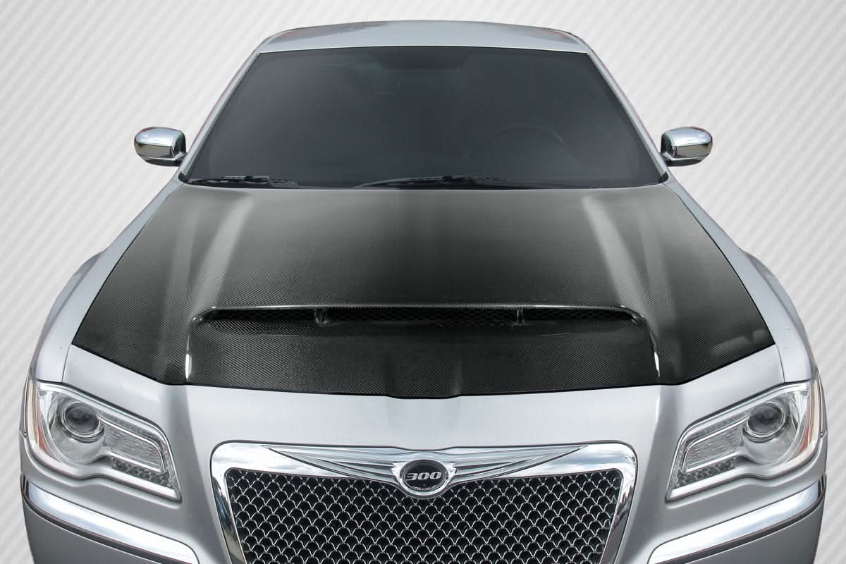 2011-2023 Chrysler 300 300C Demon Look Hood - Carbon Fiber