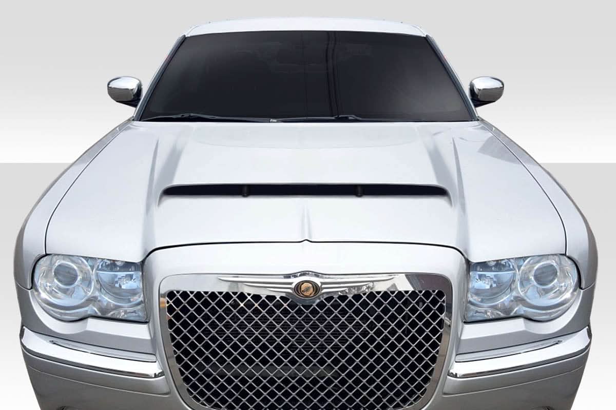 2005-2010 Chrysler 300 300C Demon Look Hood - 1 Piece - FRP