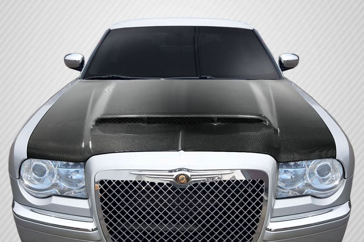 2005-2010 Chrysler 300 Demon Look Hood - Carbon Fiber