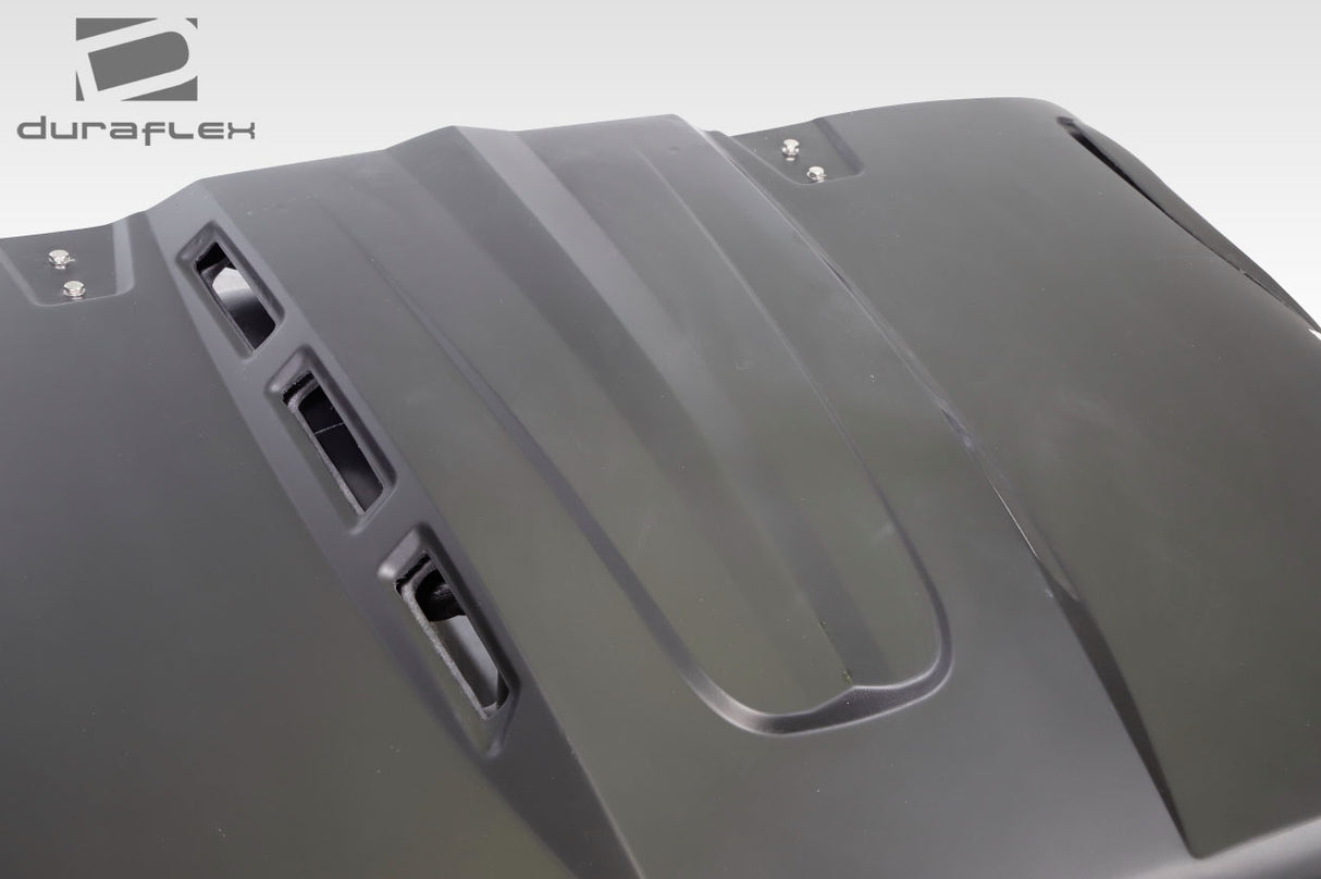 2007-2018 Jeep Wrangler JK AVG Style Hood - 1 Piece - FRP