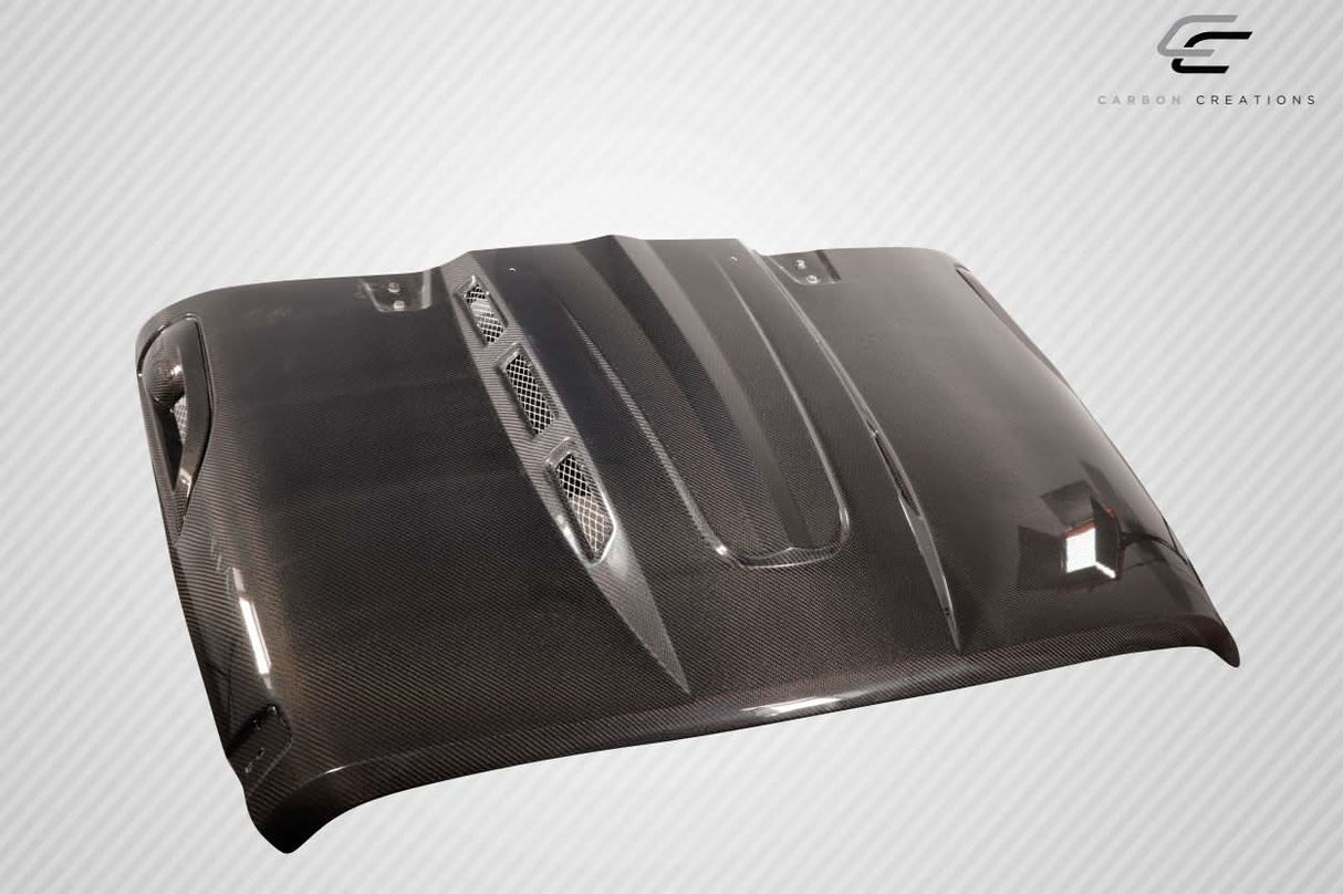 2007-2018 Jeep Wrangler JK Avenger Style Hood - Carbon Fiber