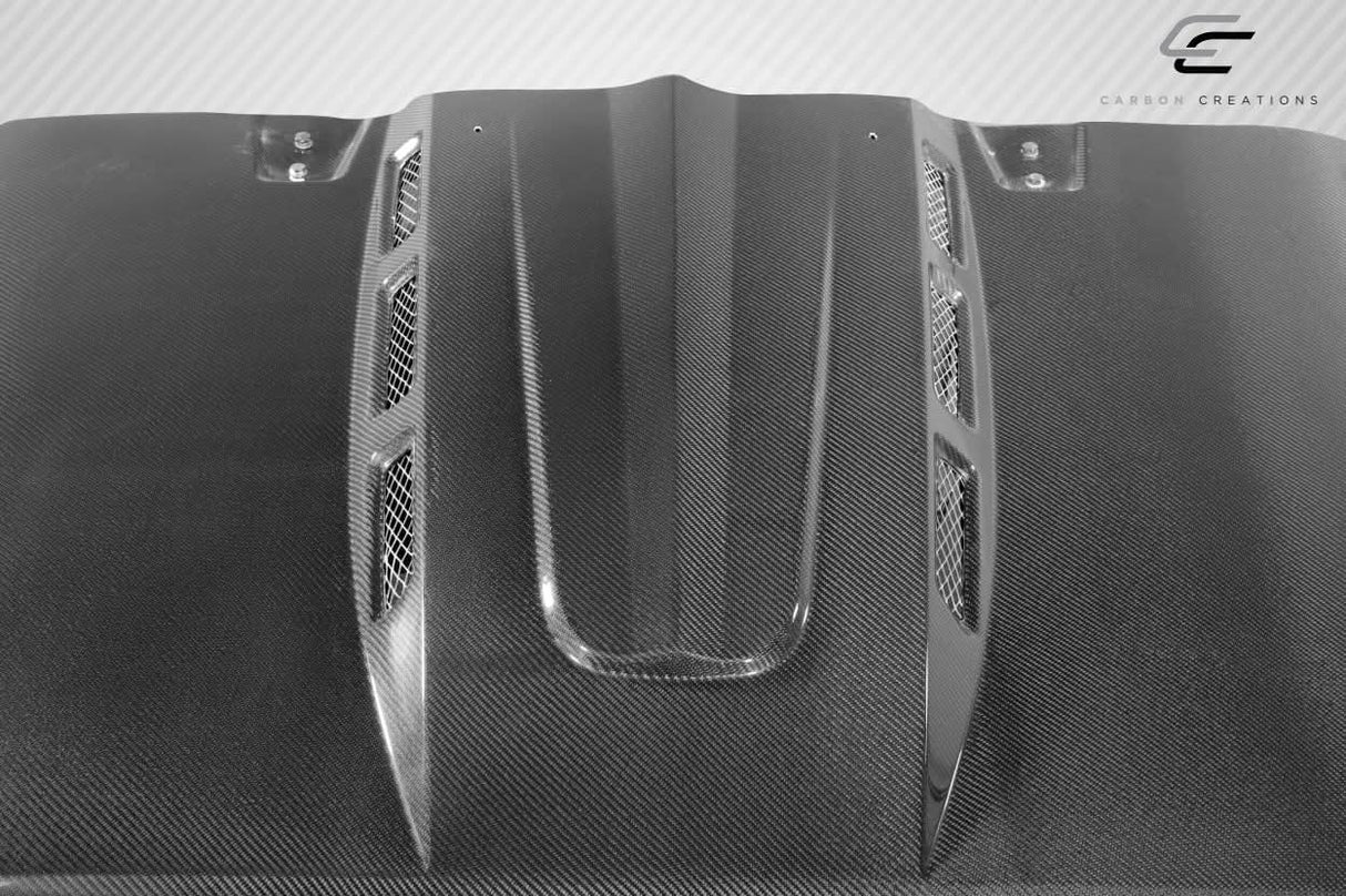 2007-2018 Jeep Wrangler JK Avenger Style Hood - Carbon Fiber