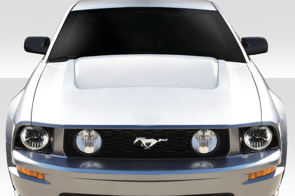 2005-2009 Ford Mustang GTH Look Hood - 1 Piece - FRP