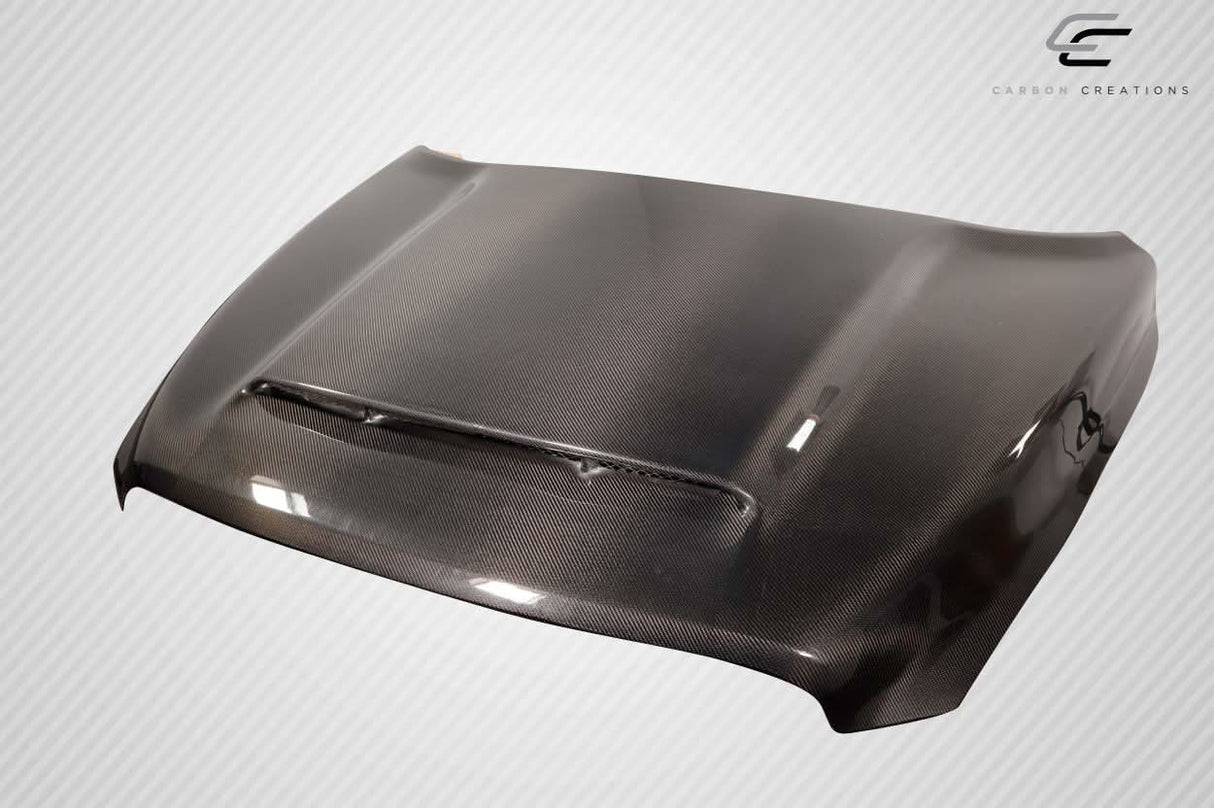 2009-2018 Dodge Ram 1500 Demon Look Hood - Carbon Fiber