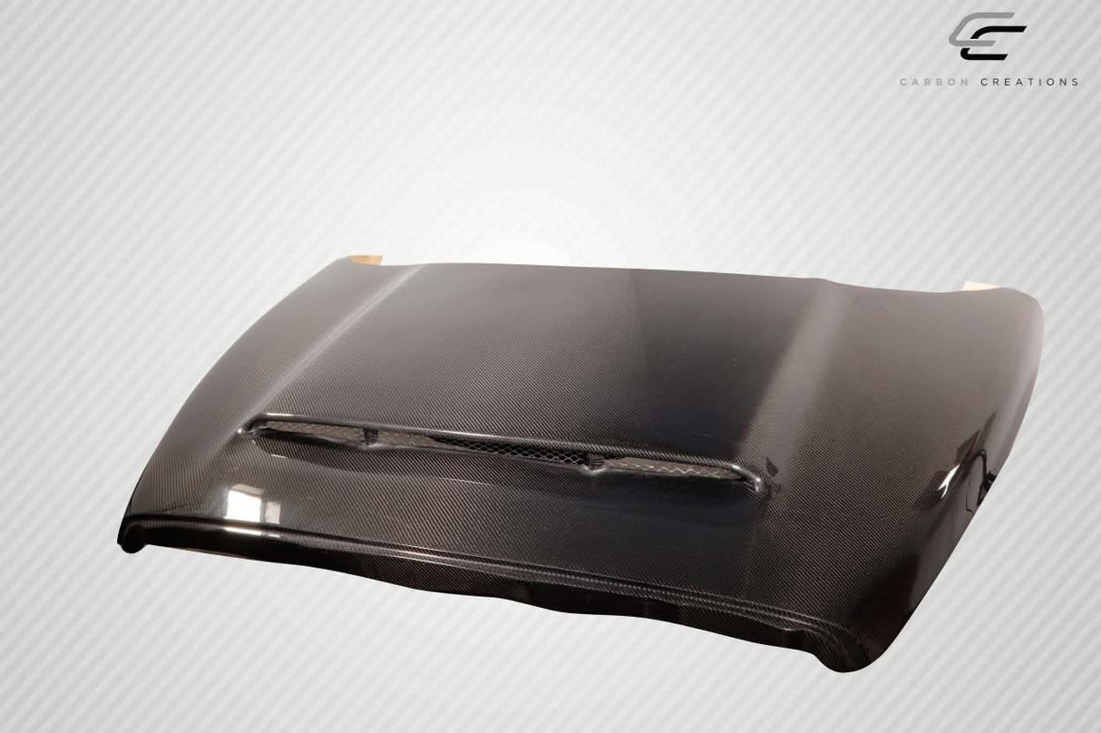 2002-2008 Dodge Ram 1500 2500 3500 Demon Look Hood - Carbon Fiber