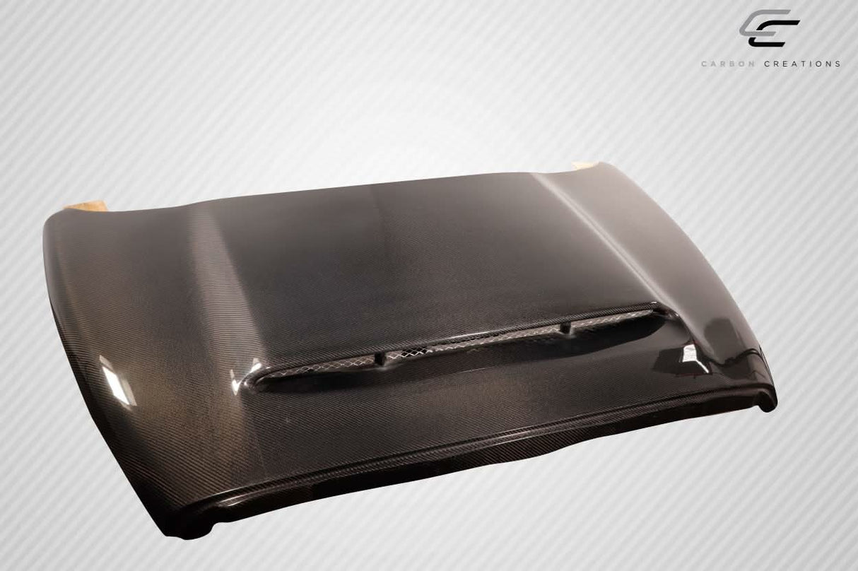 2002-2008 Dodge Ram 1500 2500 3500 Demon Look Hood - Carbon Fiber