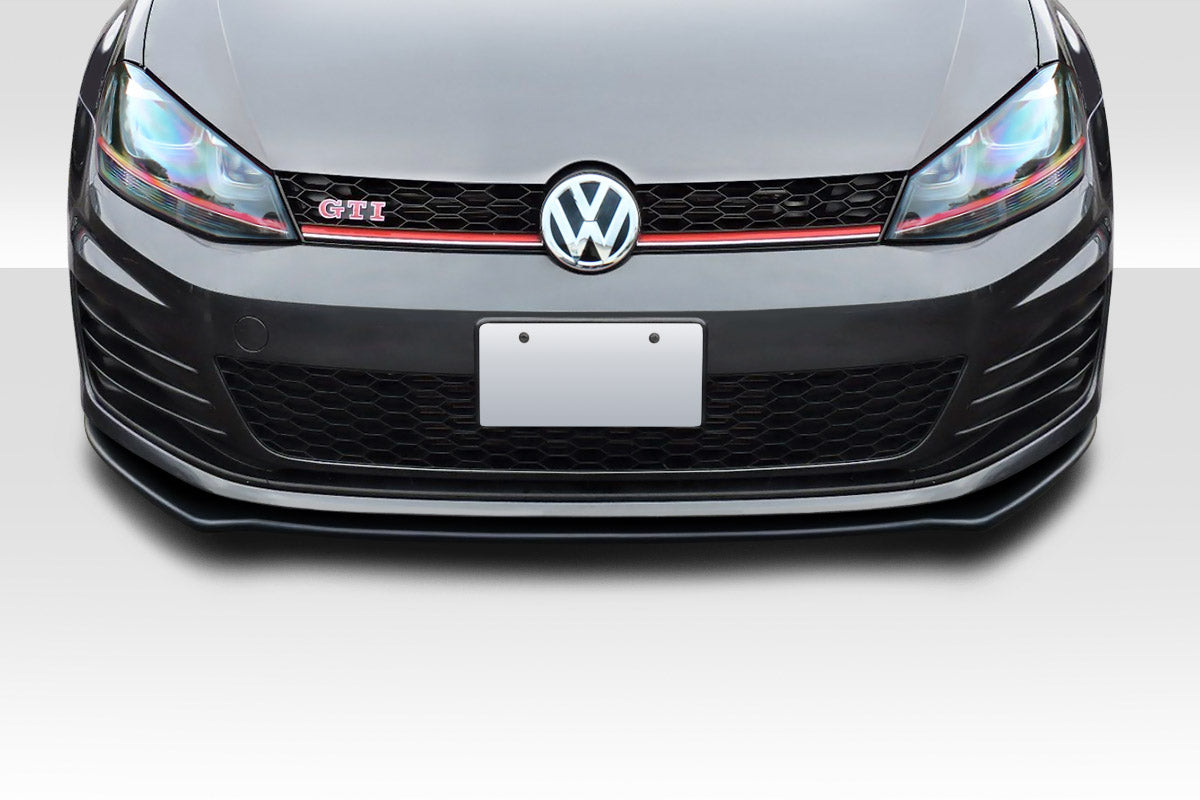 2015-2017 Volkswagen Golf GTI Max Style Front Lip Under Spoiler - FRP