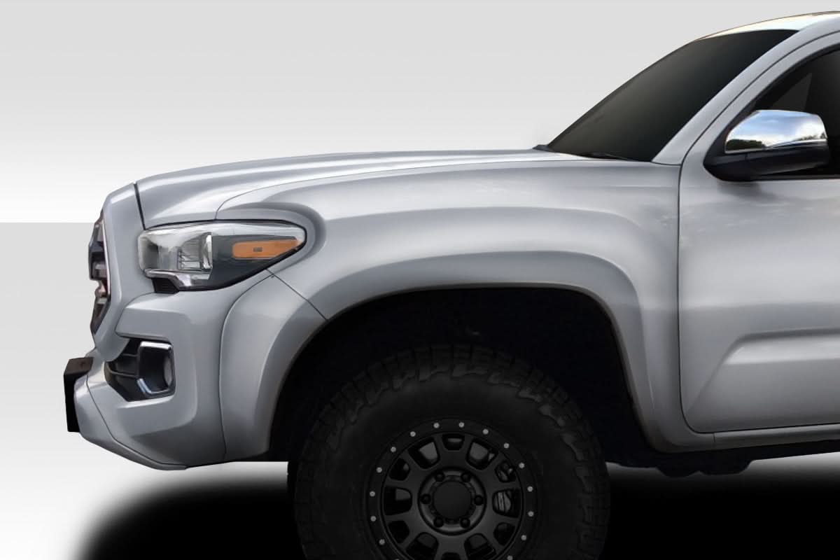 2016-2023 Toyota Tacoma Bulge Style Front Fenders - 4 Piece - FRP