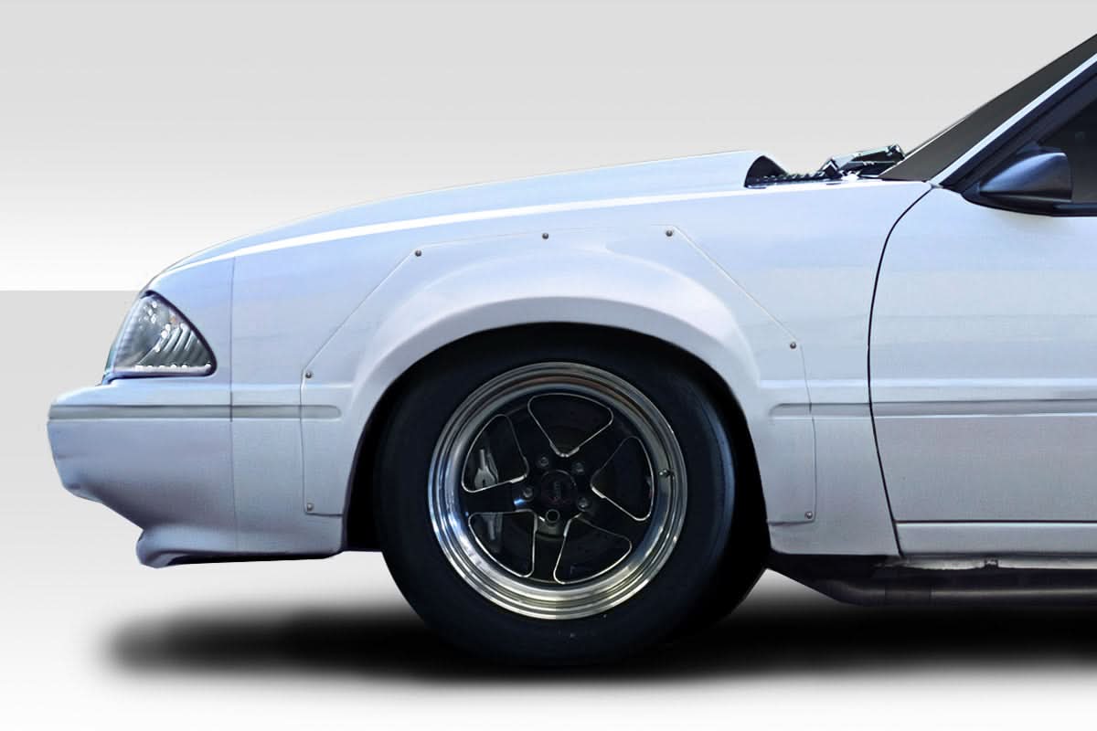 1979-1993 Ford Mustang C-Tech Style 2" Wide Body Fender Flares - FRP
