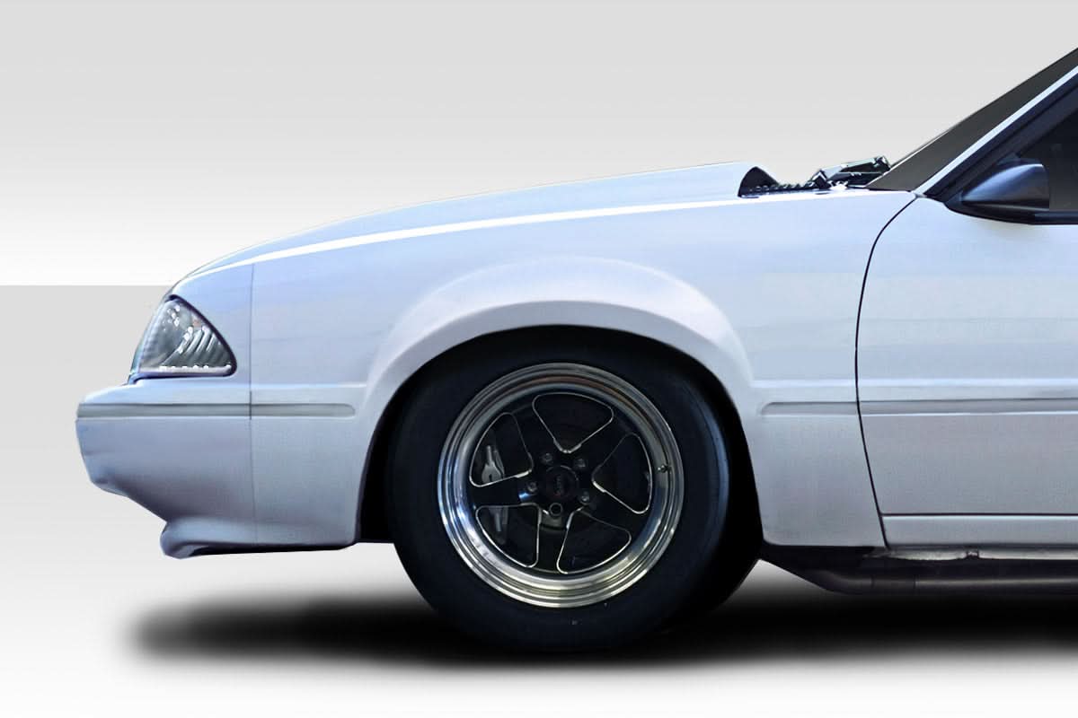1979-1993 Ford Mustang C-Tech Style 2" Wide Body Fender Flares - FRP