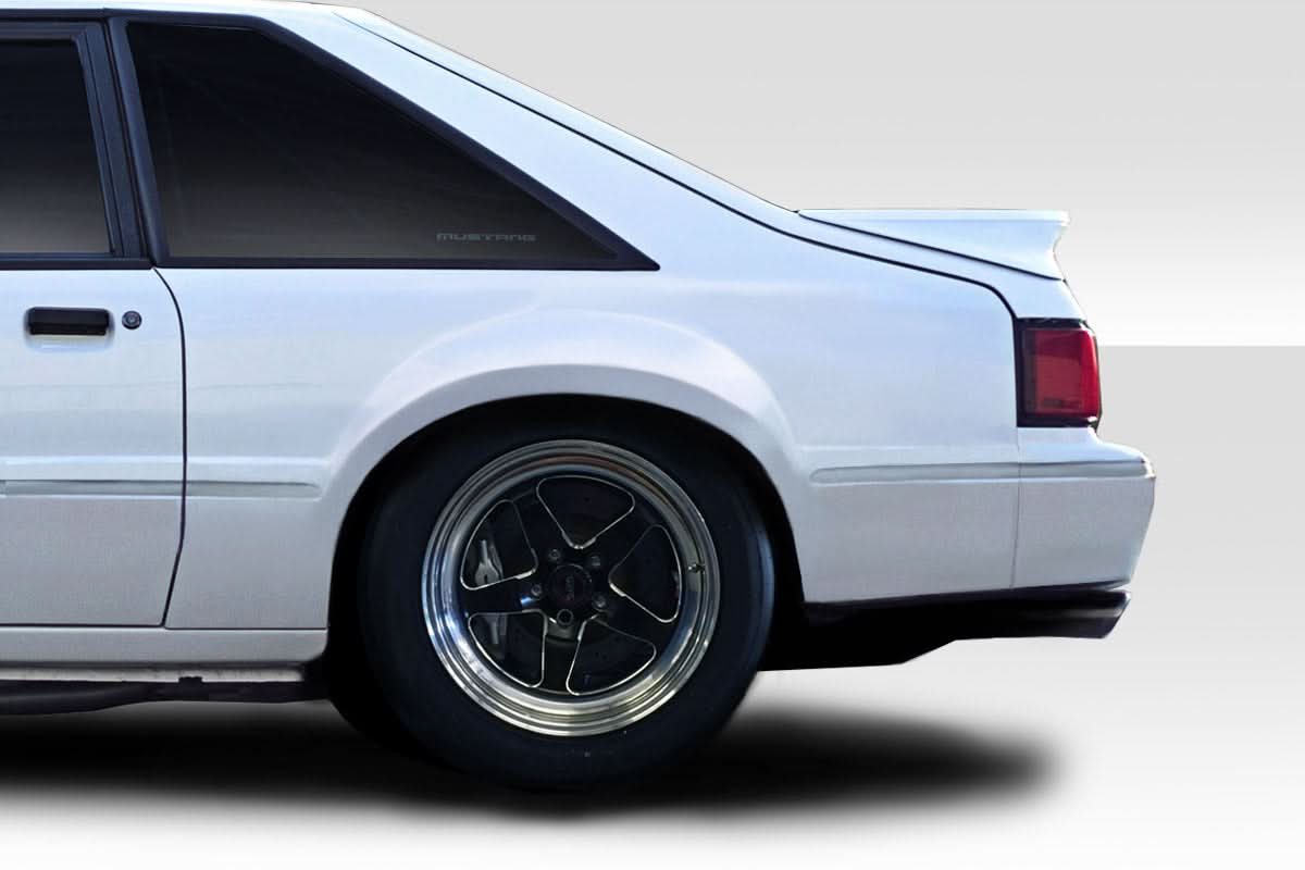 1979-1993 Ford Mustang C Tech Style Wide Body Rear Fender Flares - FRP