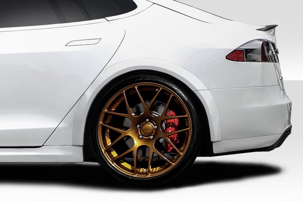 2012-2025 Tesla Model S RVS Style Rear Fender Flares - FRP