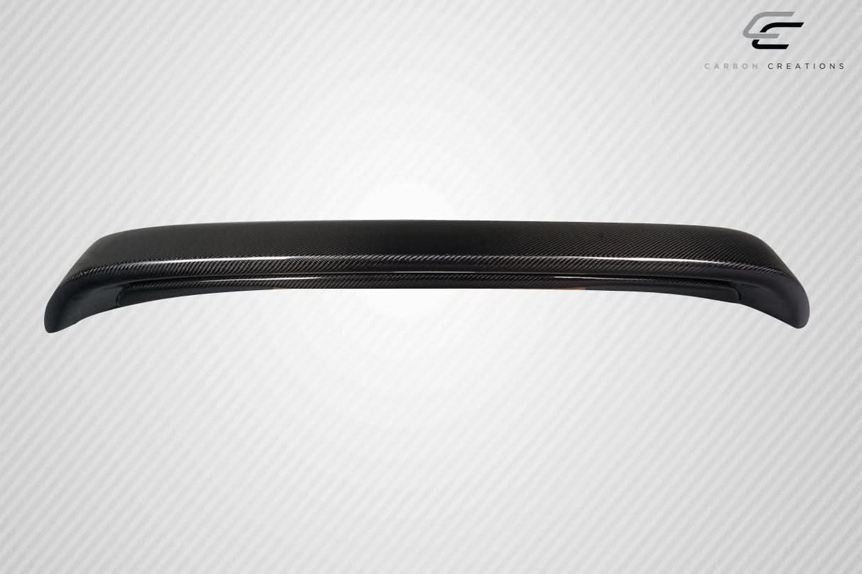 2010-2013 Mazda 3 Turbo Look Rear Roof Wing Spoiler - Carbon Fiber