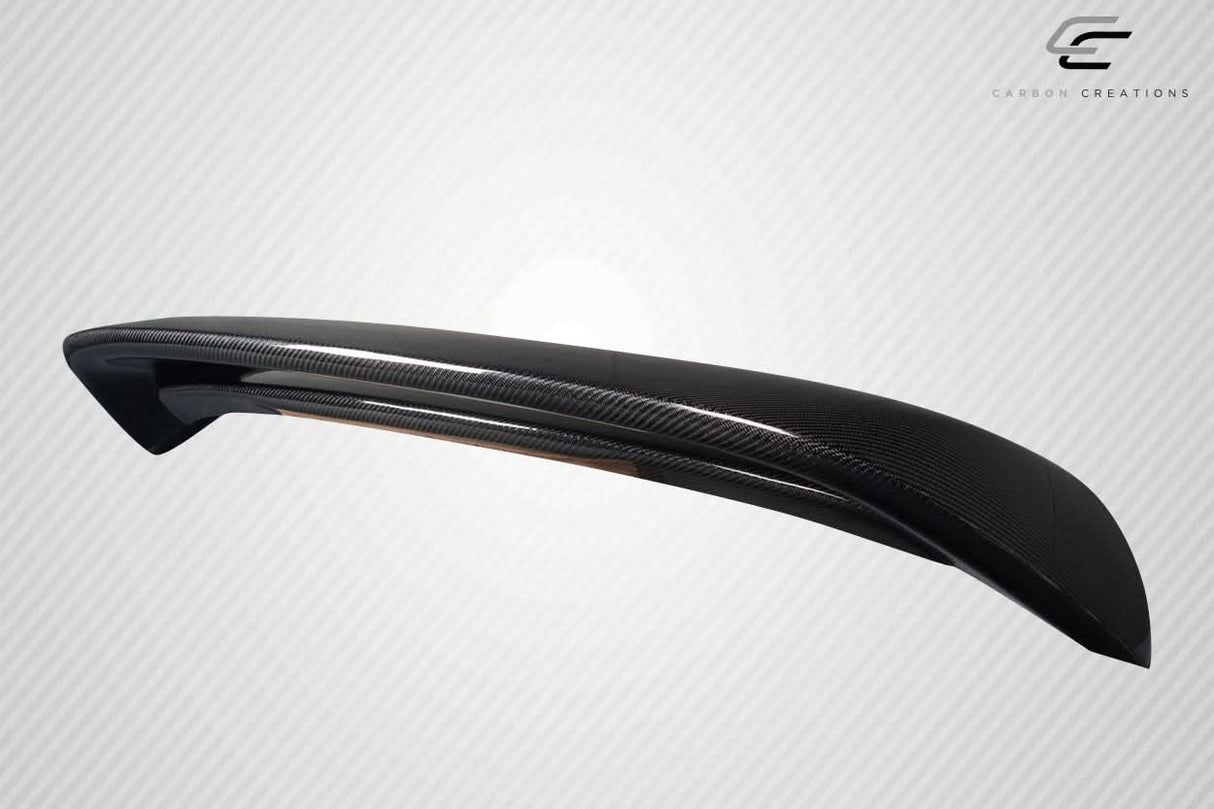 2010-2013 Mazda 3 Turbo Look Rear Roof Wing Spoiler - Carbon Fiber
