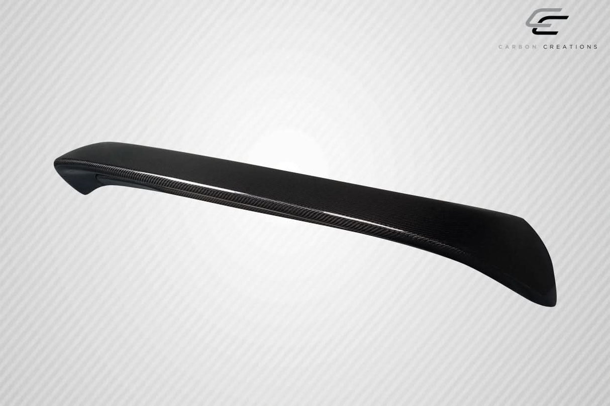 2010-2013 Mazda 3 Turbo Look Rear Roof Wing Spoiler - Carbon Fiber