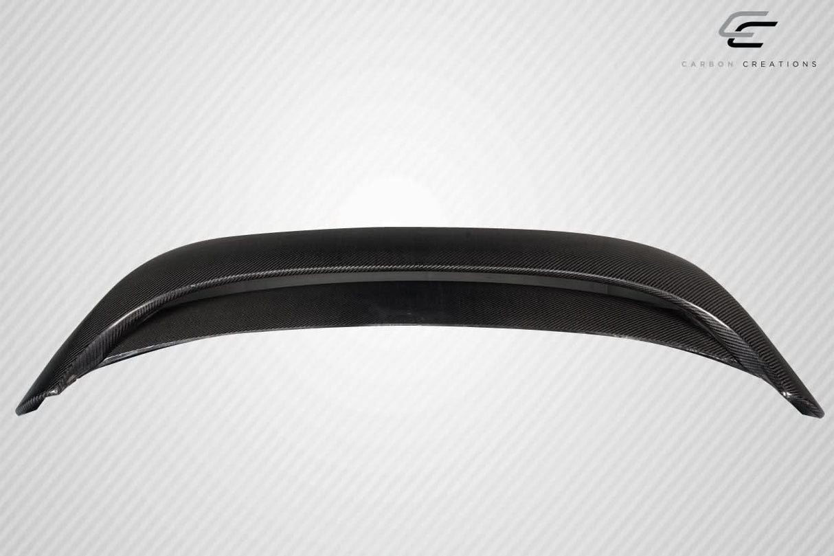2010-2013 Mazda 3 Turbo Look Rear Roof Wing Spoiler - Carbon Fiber