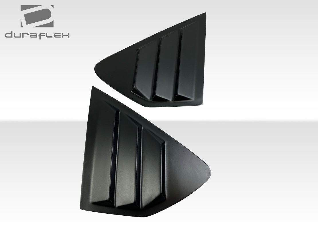 2018-2023 Subaru XV Crosstrek Duraflex Fennec Outdoors Edition Rear Window Scoops - 2 Piece