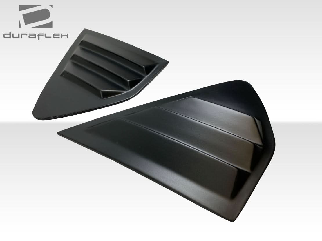 2018-2023 Subaru XV Crosstrek Fennec Outdoors Edition Style Rear Window Scoops - FRP