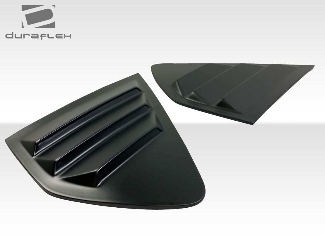 2018-2023 Subaru XV Crosstrek Fennec Outdoors Edition Style Rear Window Scoops - FRP