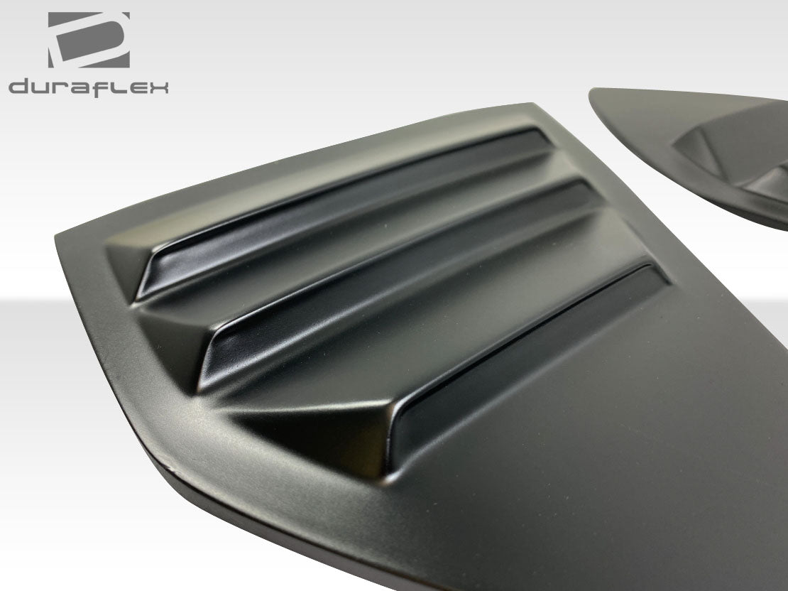 2018-2023 Subaru XV Crosstrek Duraflex Fennec Outdoors Edition Rear Window Scoops - 2 Piece