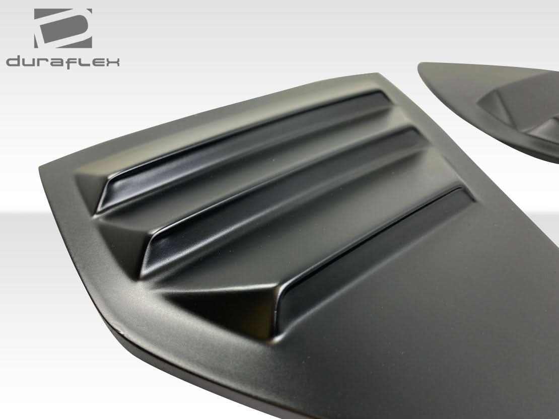 2018-2023 Subaru XV Crosstrek Fennec Outdoors Edition Style Rear Window Scoops - FRP