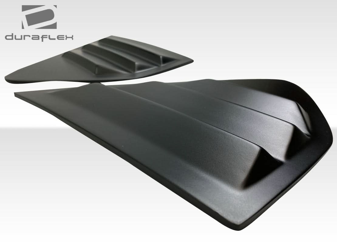 2018-2023 Subaru XV Crosstrek Fennec Outdoors Edition Style Rear Window Scoops - FRP
