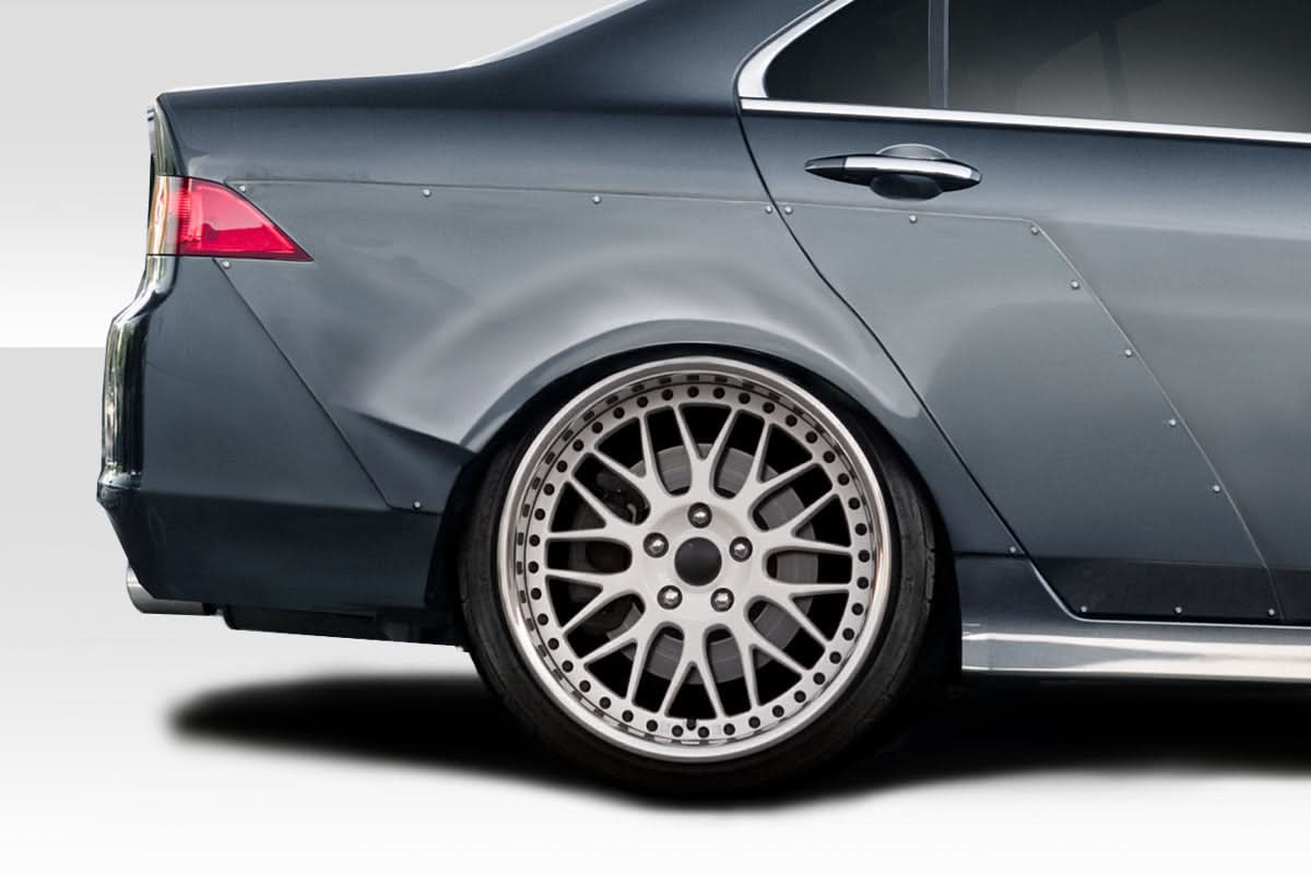 2004-2008 Acura TSX Circuit Style Rear Fender Flares - 4 Piece