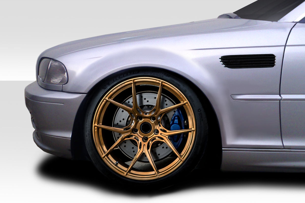 2000-2003 BMW 3 Series E46 M3 Look Front Fenders 2 Piece - FRP