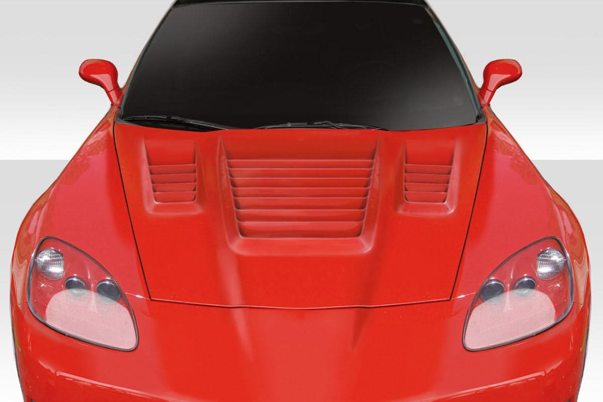 2005-2013 Chevrolet Corvette C6 World Challenge Look Hood - FRP