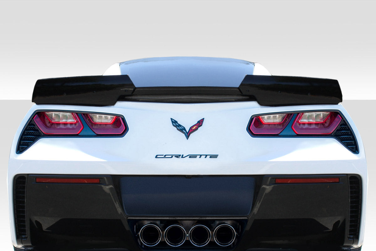 2014-2019 Chevrolet Corvette C7 Wickerbill Style Rear Wing Spoiler - FRP
