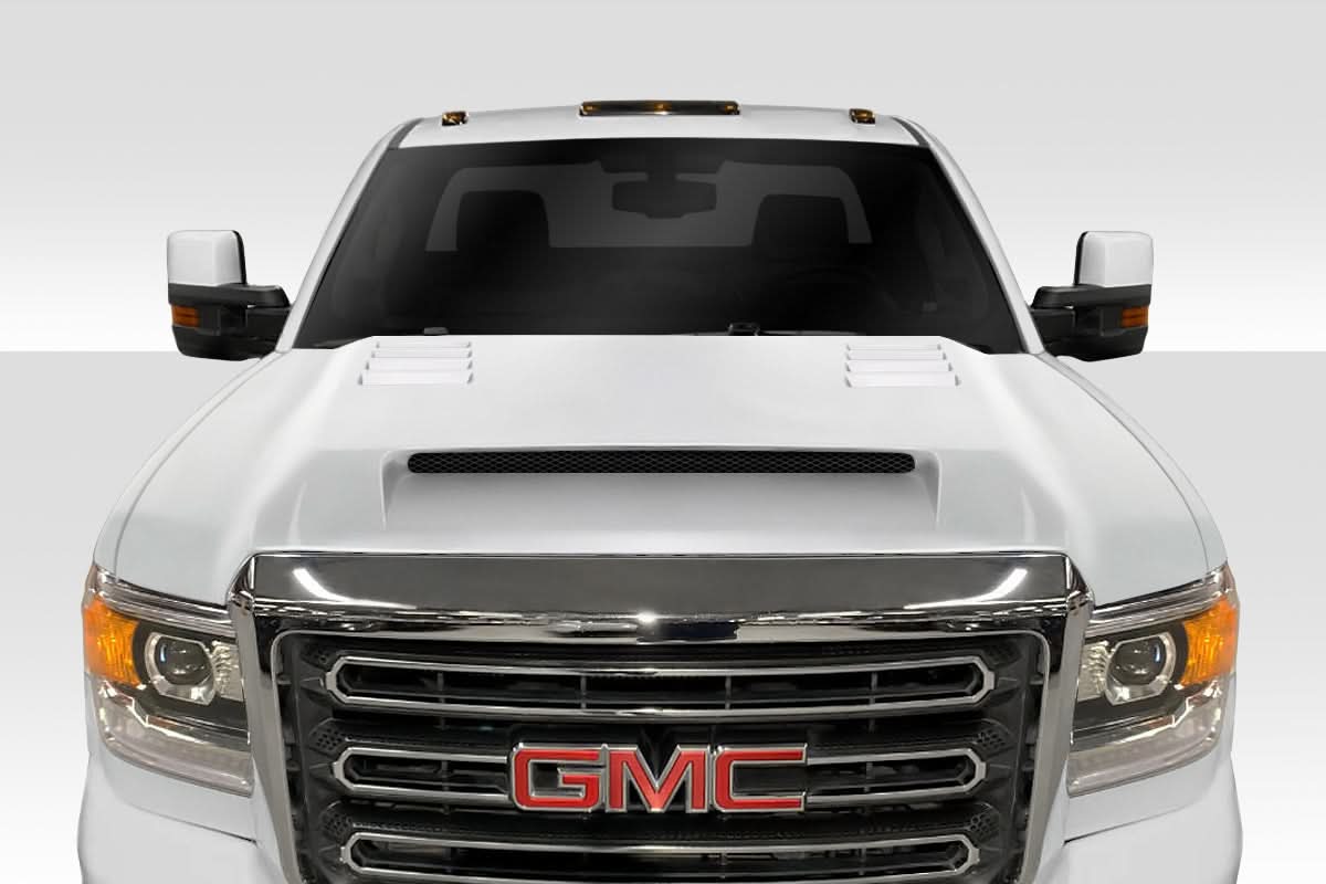 2015-2019 GMC Sierra 2500 3500 RKS Style Hood - 1 Piece - FRP