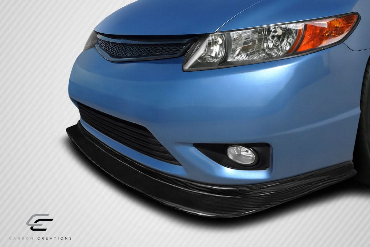 2006-2008 Honda Civic 2DR MDF Style Front Lip Under Spoiler