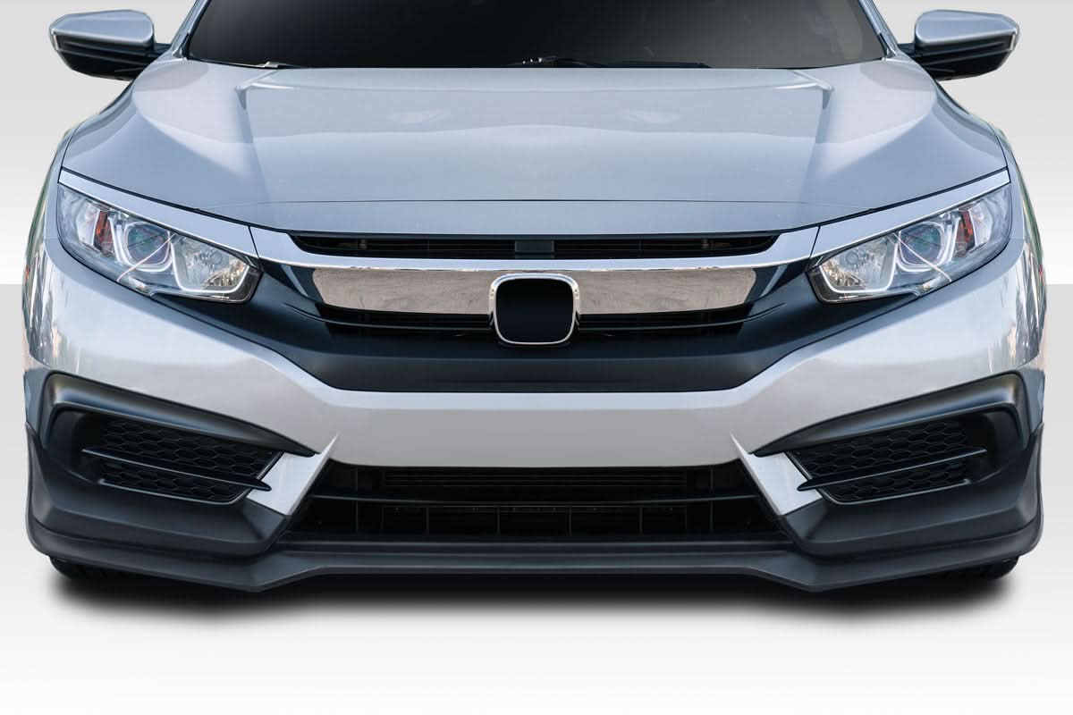 2016-2018 Honda Civic Type M Style Front Lip Under Spoiler - FRP