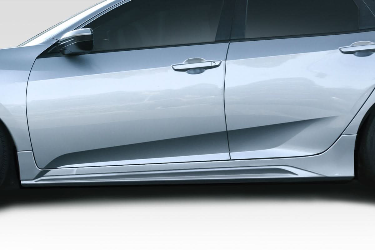 2016-2021 Honda Civic Type M Style Side Skirts - 2 Piece - FRP