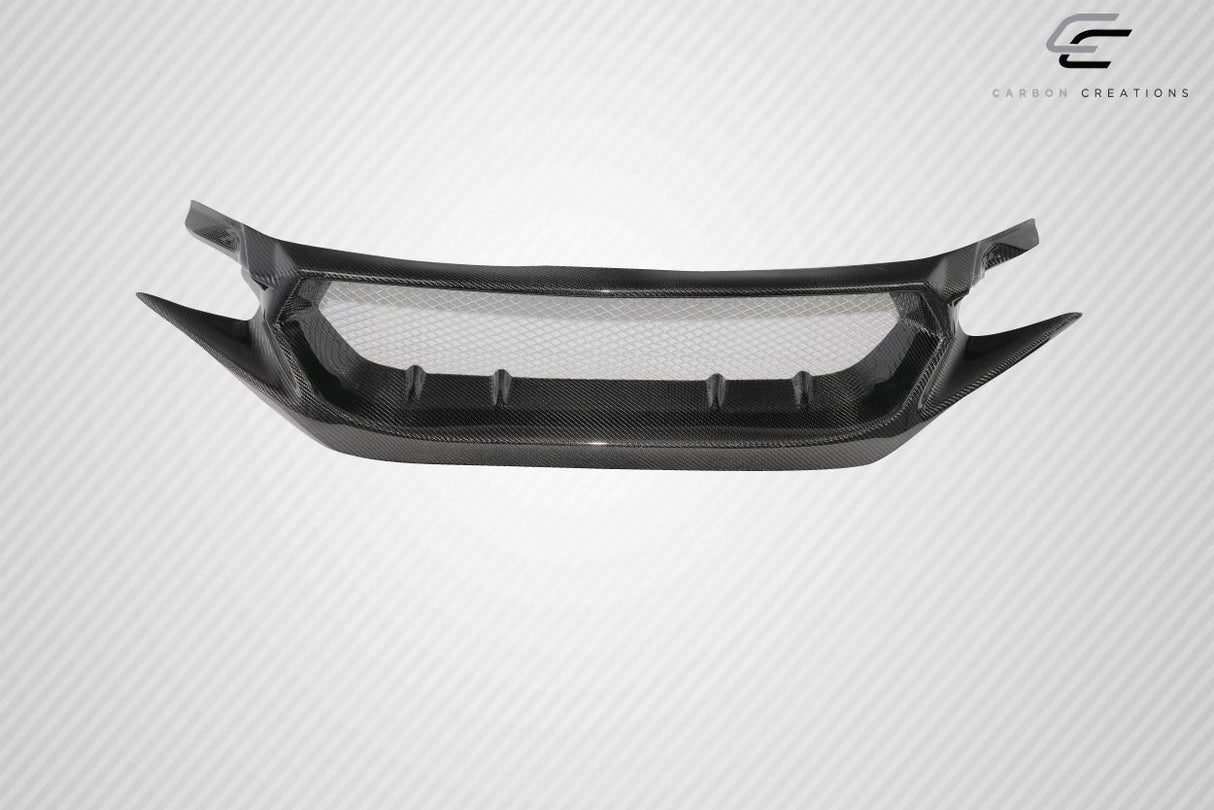 2016-2021 Honda Civic Carbon Creations Type JS Grille - 1 Piece